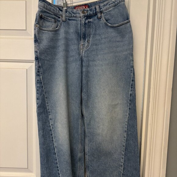 Lucky Jeans Wide Leg Two Toned Jeans Size 30 - Picture 1 of 5